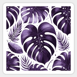 Monstera Tropical Leaves Sticker